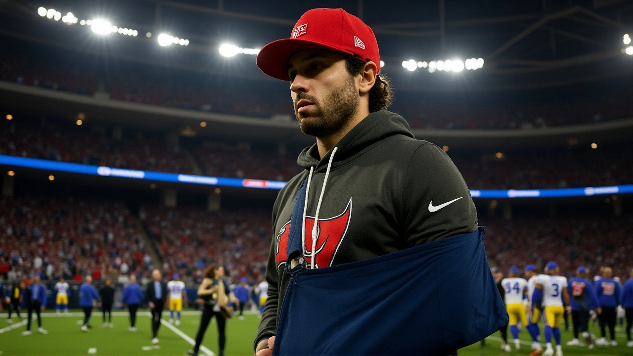 Baker Mayfield’s Shoulder Injury Throws Buccaneers’ Playoff Hopes Into Doubt