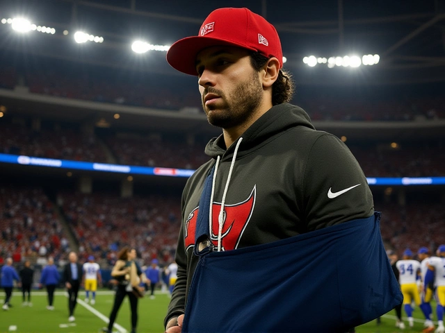 Baker Mayfield’s Shoulder Injury Throws Buccaneers’ Playoff Hopes Into Doubt